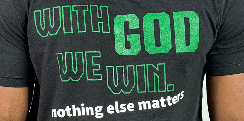 With God We Win Tee